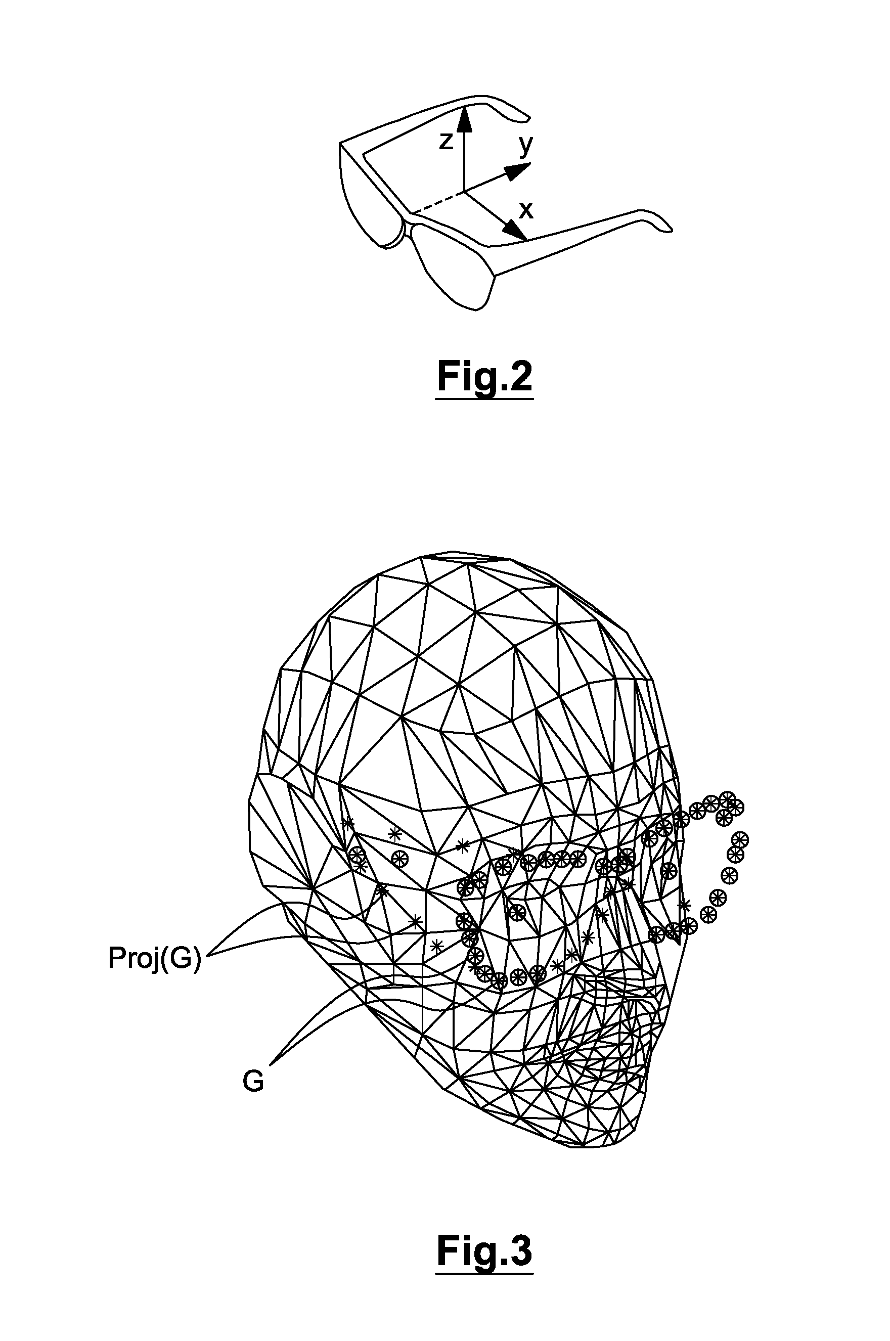 Process and method for real-time physically accurate and realistic-looking glasses try-on