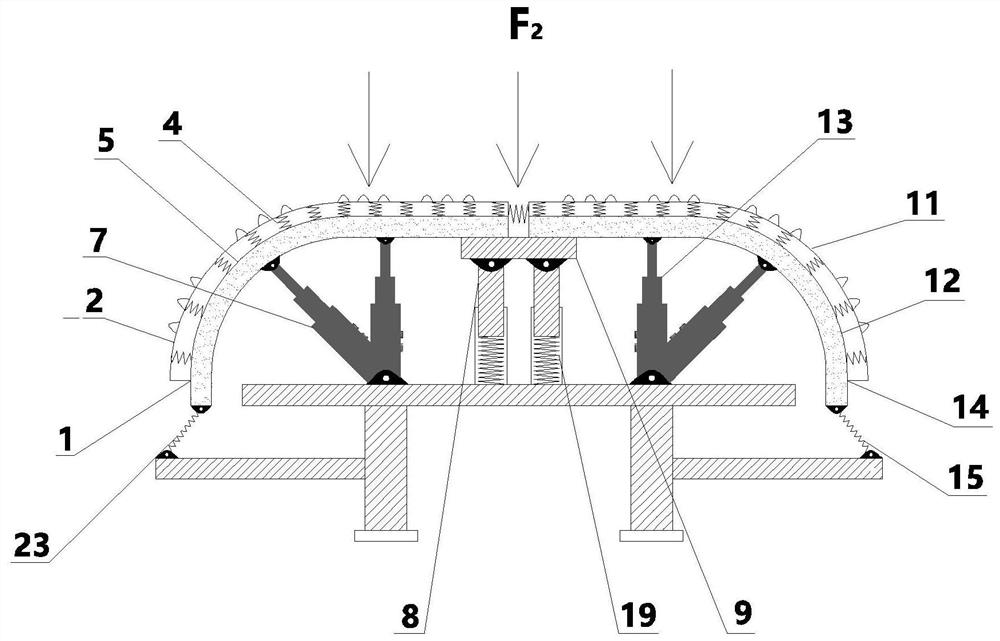 Novel collision offset multistage buffering energy-absorption anti-collision beam