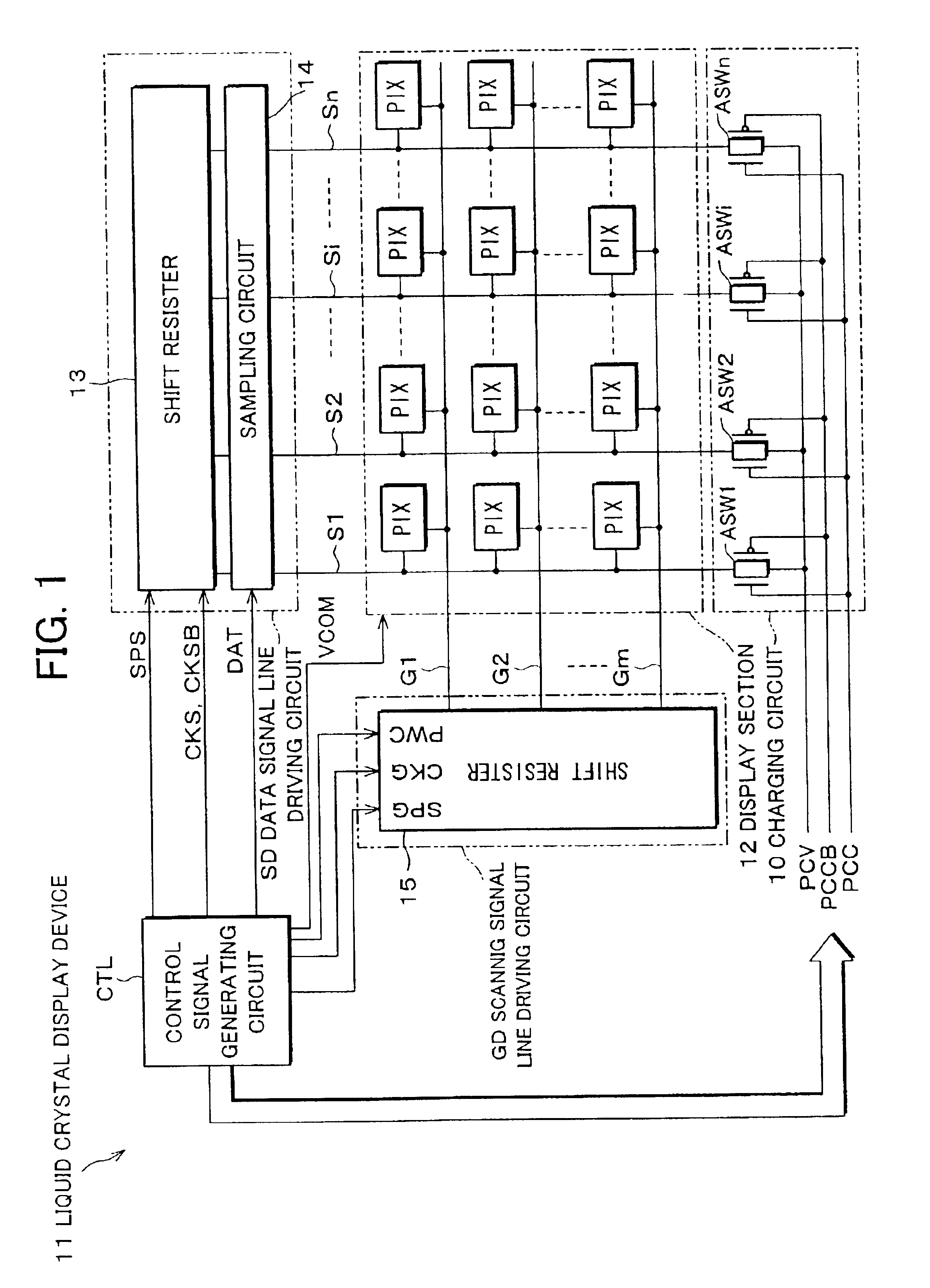 Image display device and display driving method