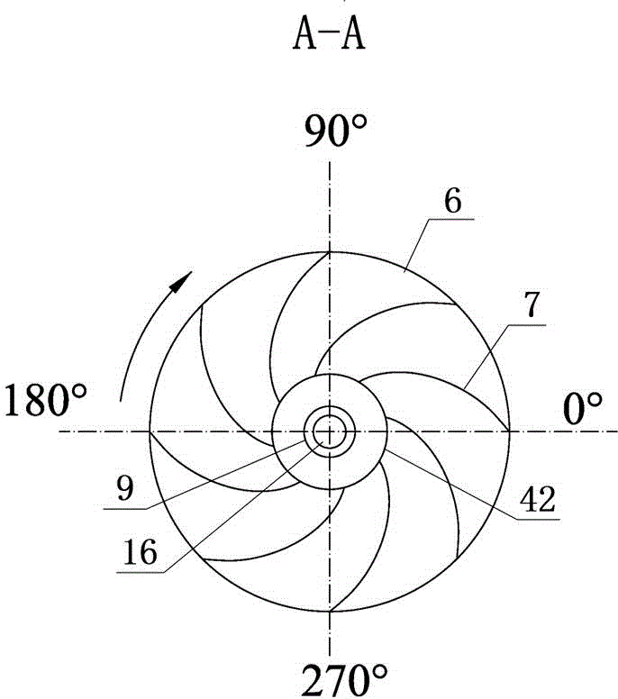 Brown coal rotary drying water removing device and brown coal rotary drying water removing method