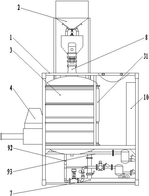 Pre-expansion machine of foam