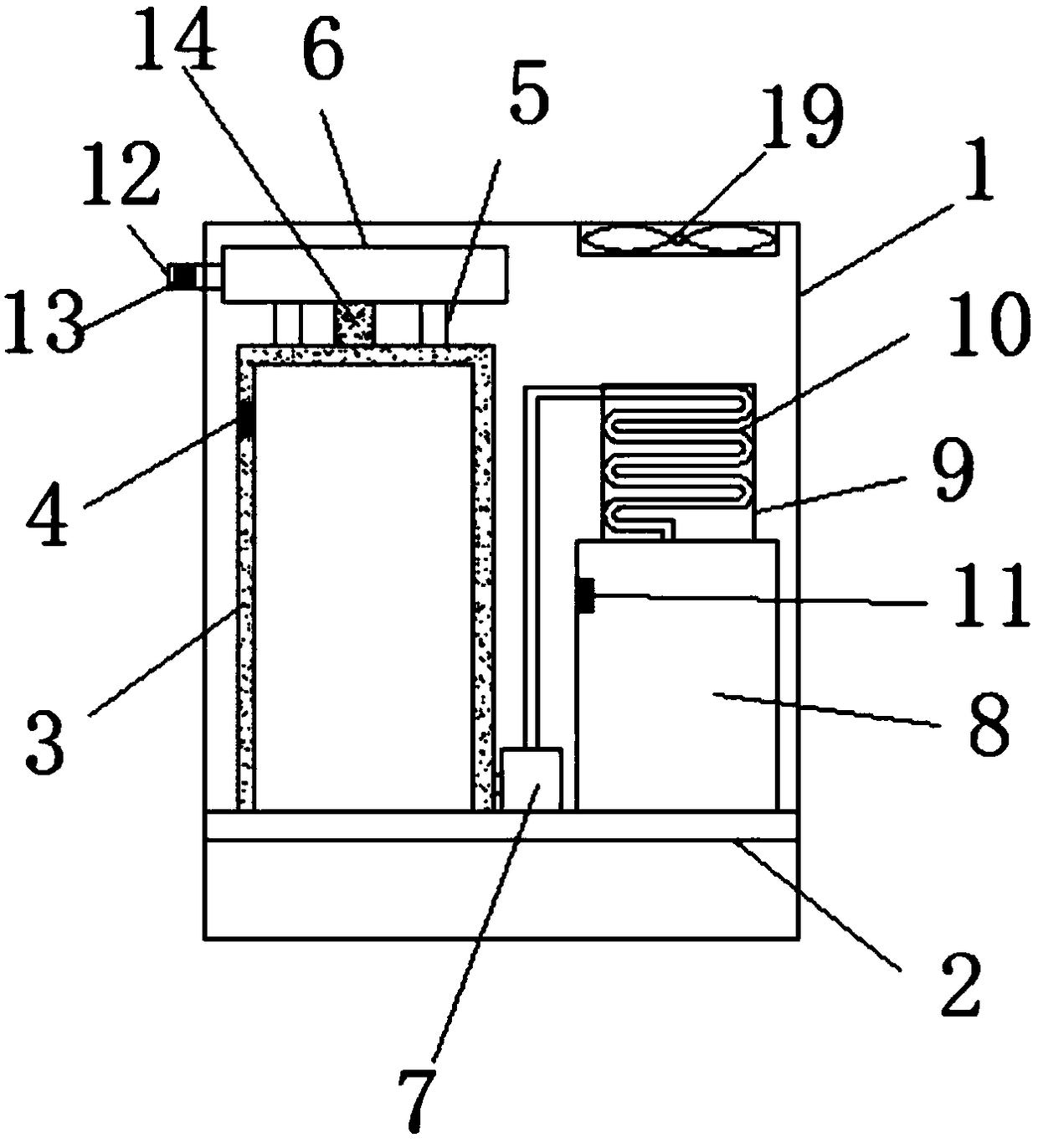 Large-capacity high-temperature hot water machine