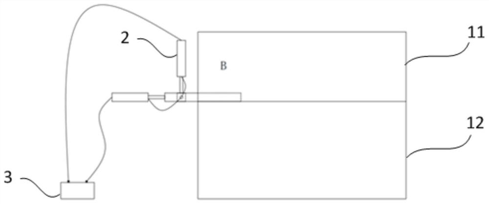 Early deformation monitoring structure and method for cement concrete pavement