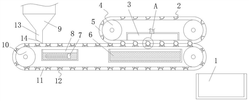 A rice grain rapid polishing device