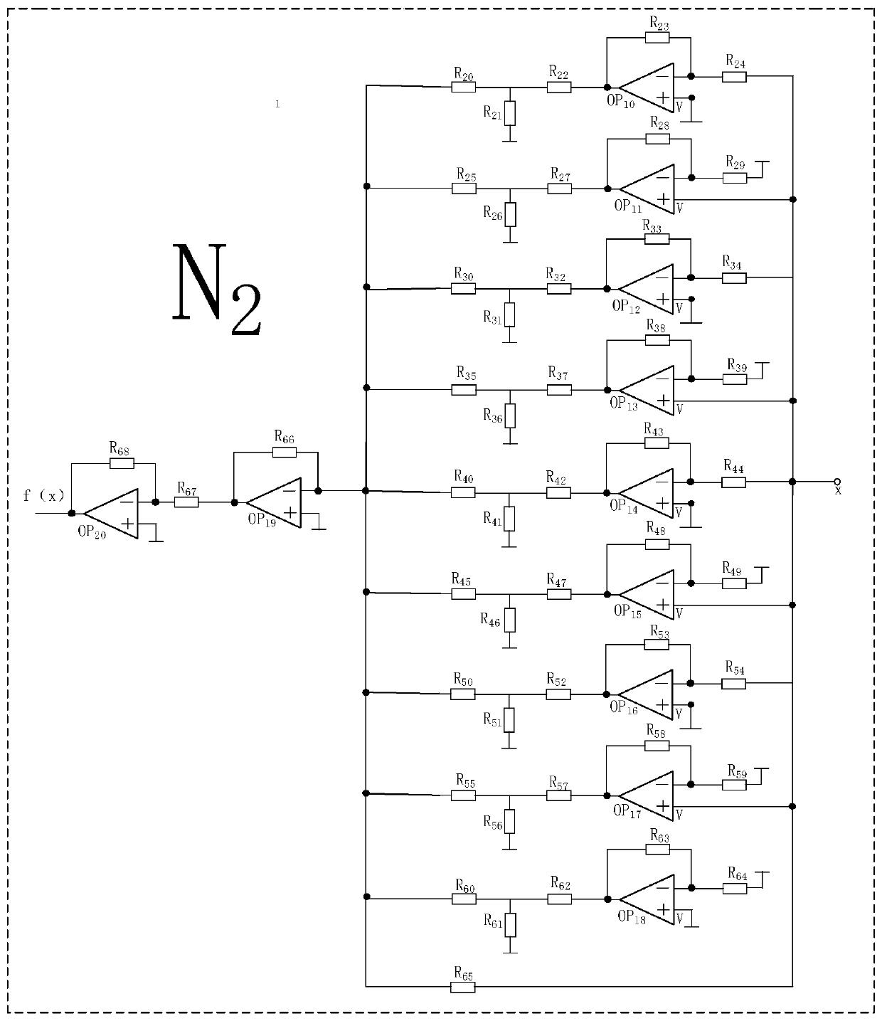 Multi-scroll chaotic circuit based on triangular wave control