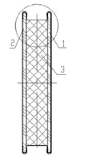 Sound insulation module and sound absorption and insulation composite structure of embedded truss structure with sound insulation module