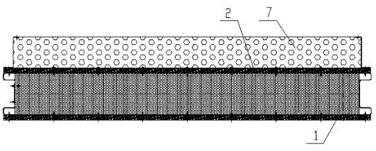 Sound insulation module and sound absorption and insulation composite structure of embedded truss structure with sound insulation module