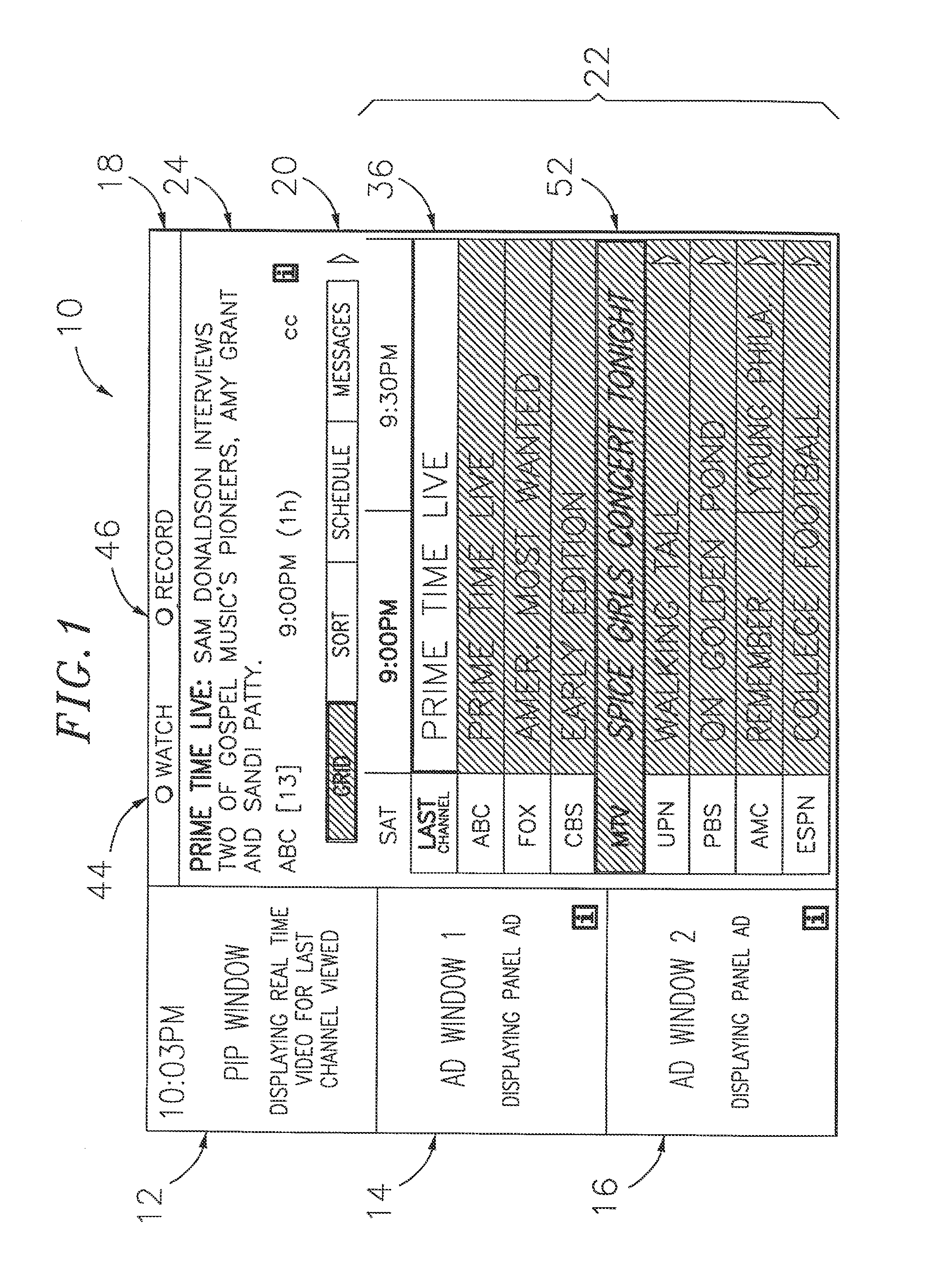 System and method for modifying advertisement responsive to EPG information