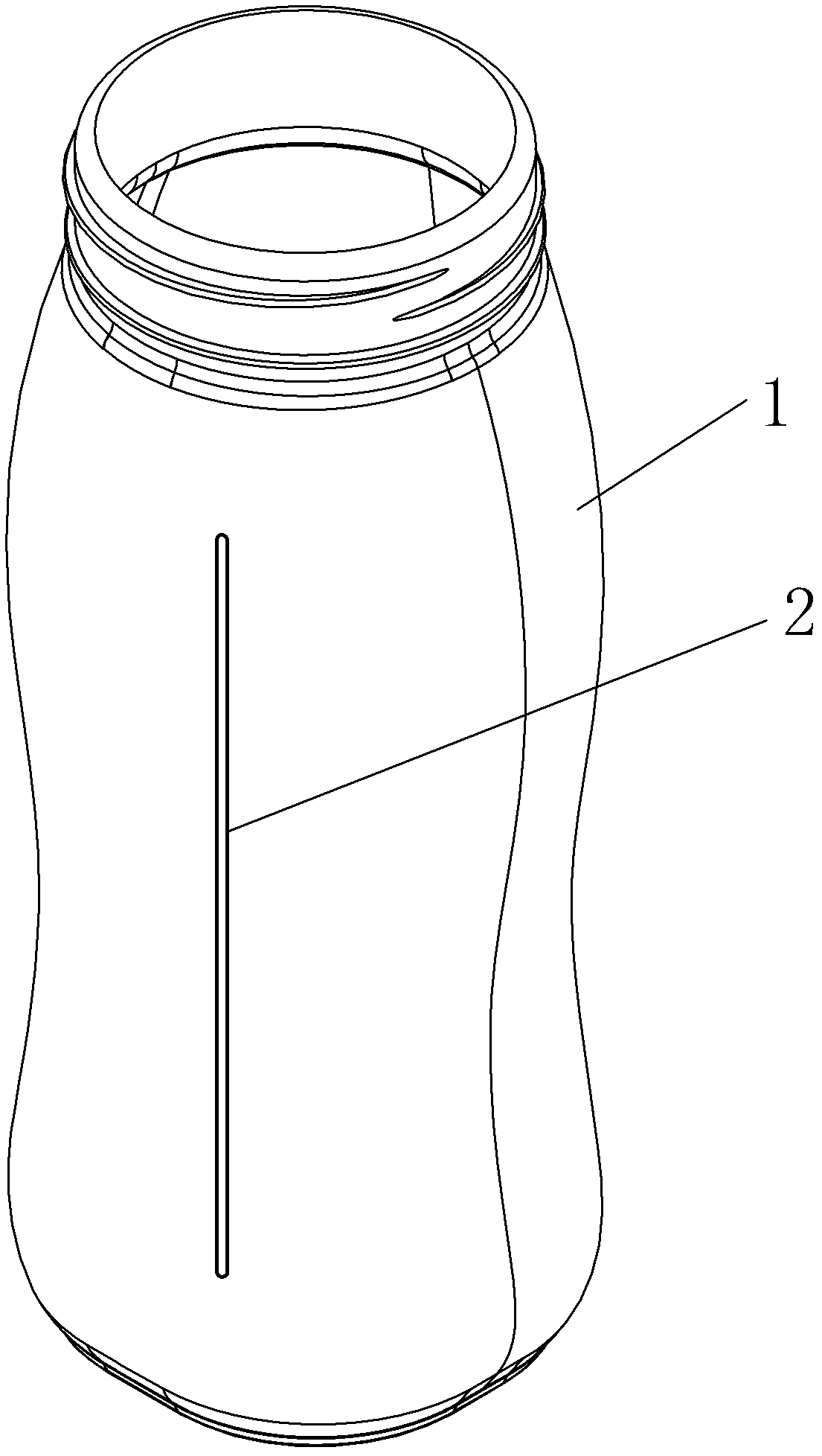 Ceramic milk bottle and production method thereof