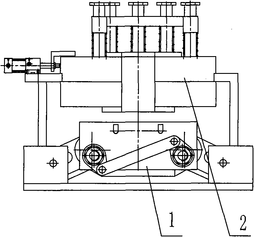 High-efficiency hydraulic twisting machine capable of staggering orifice