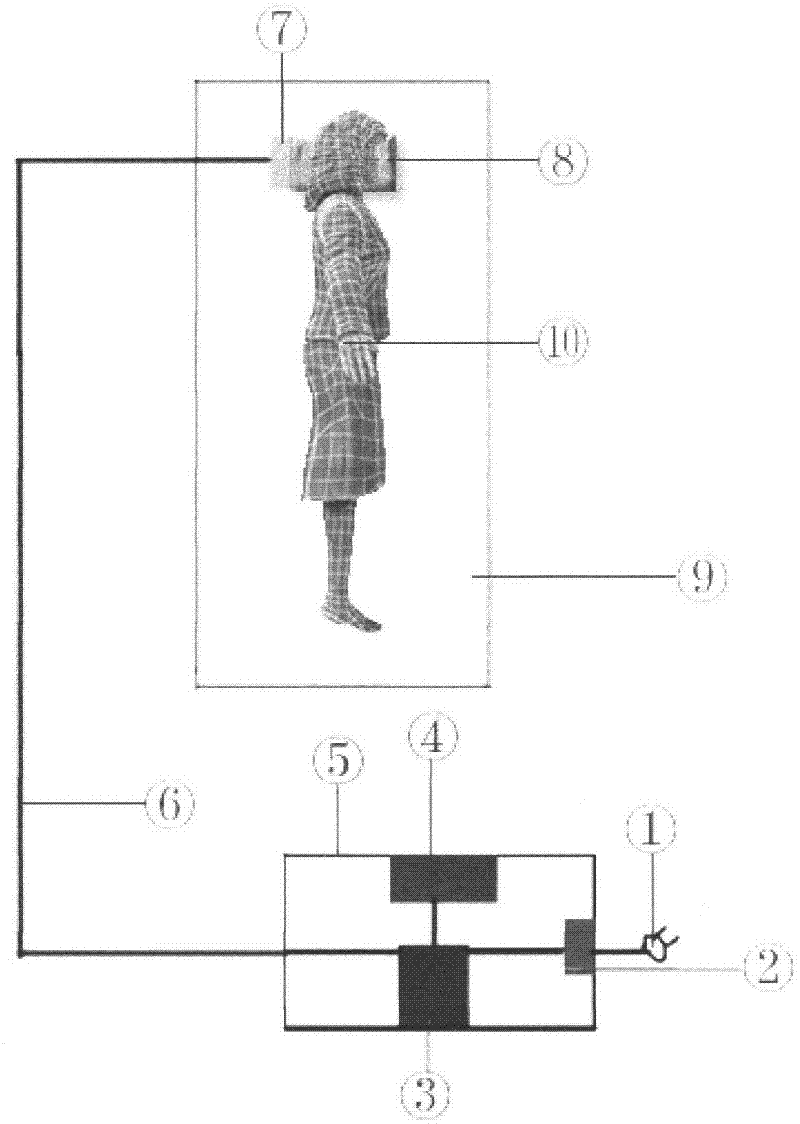 Method and device for treating tinnitus with ultrasonic wave