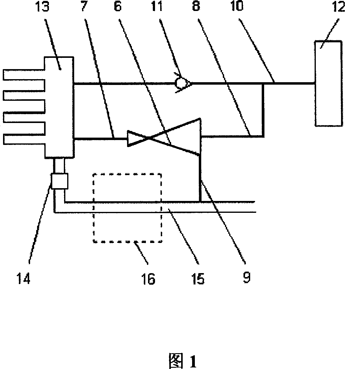 Vehicle brake auxiliary device