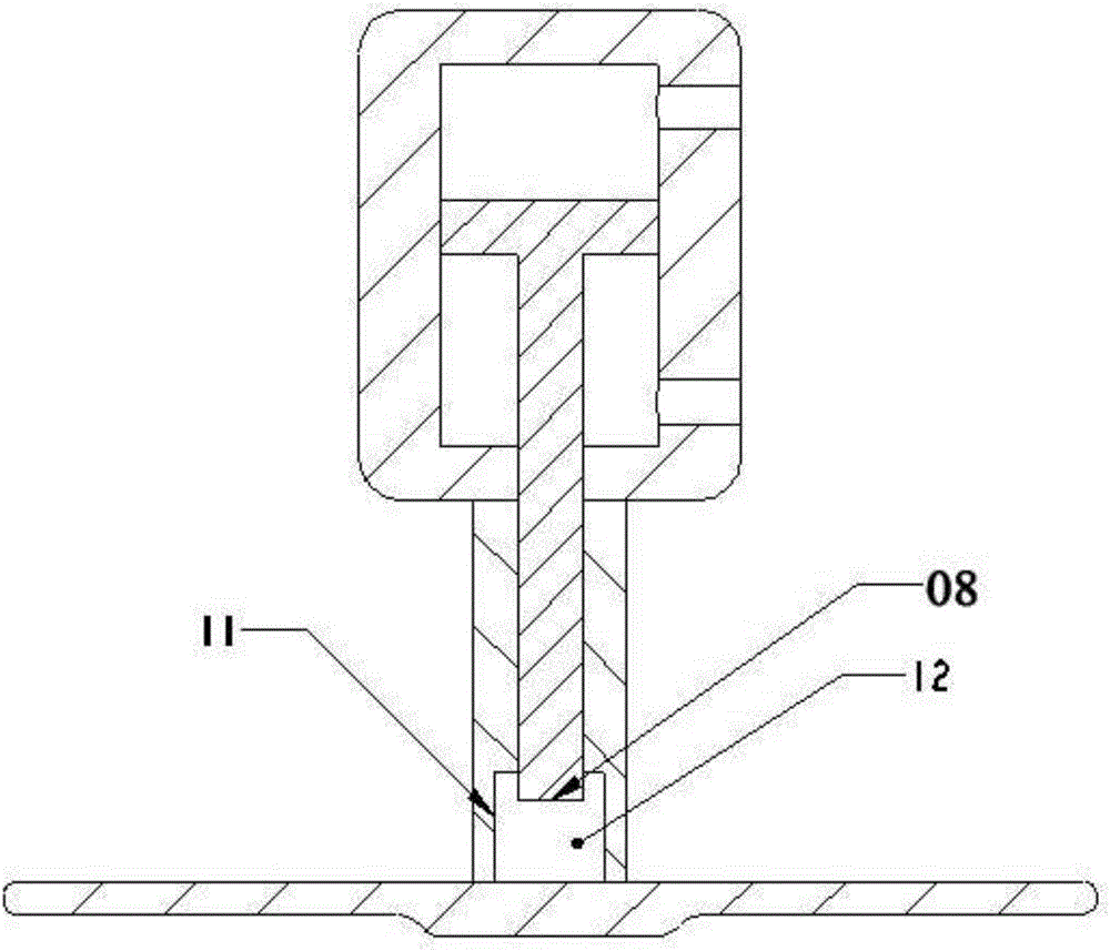 Local extrusion method used for high-pressure casting