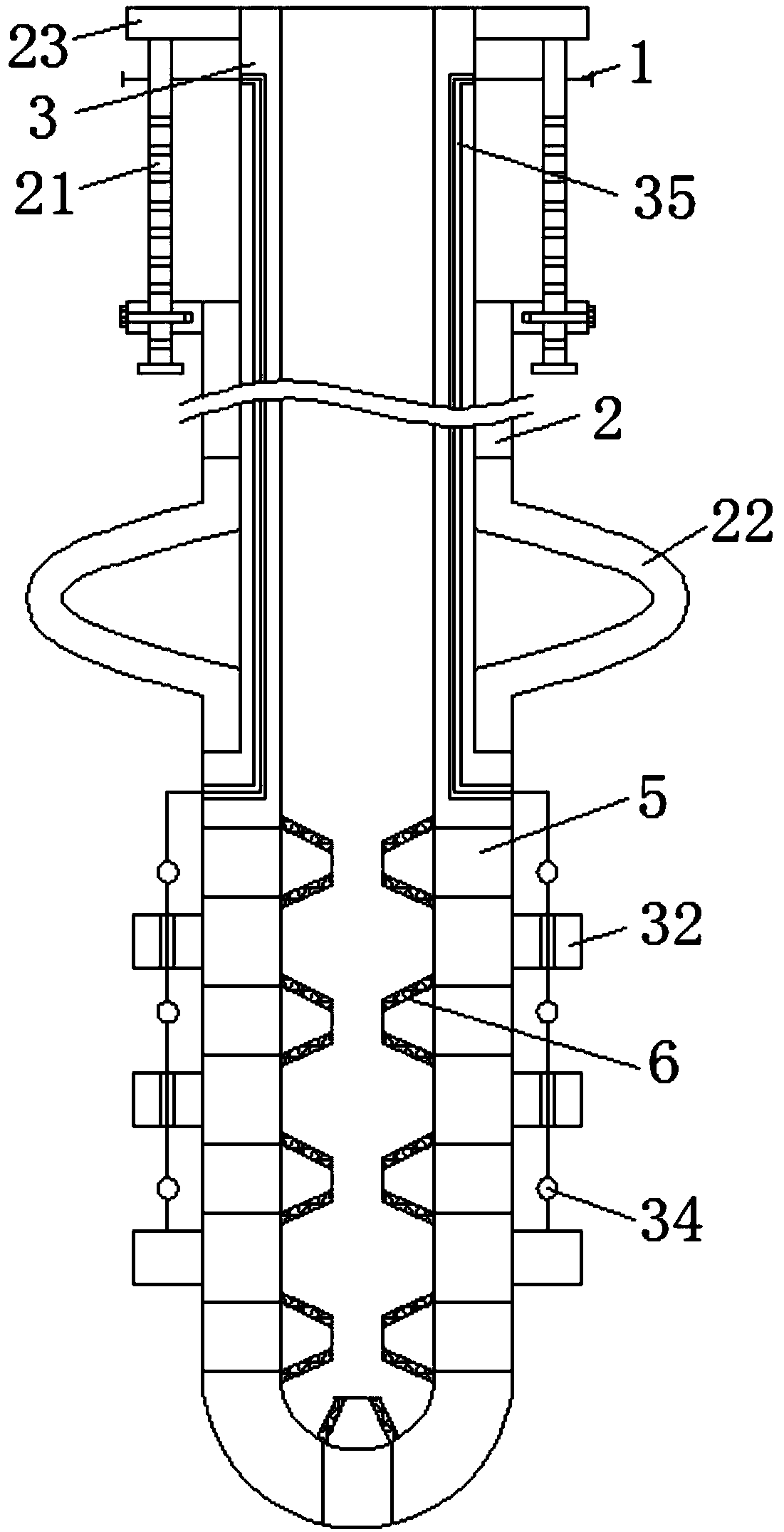 Method for preventing peritoneal dialysis tube from floating and peritoneal dialysis tube with fixed end