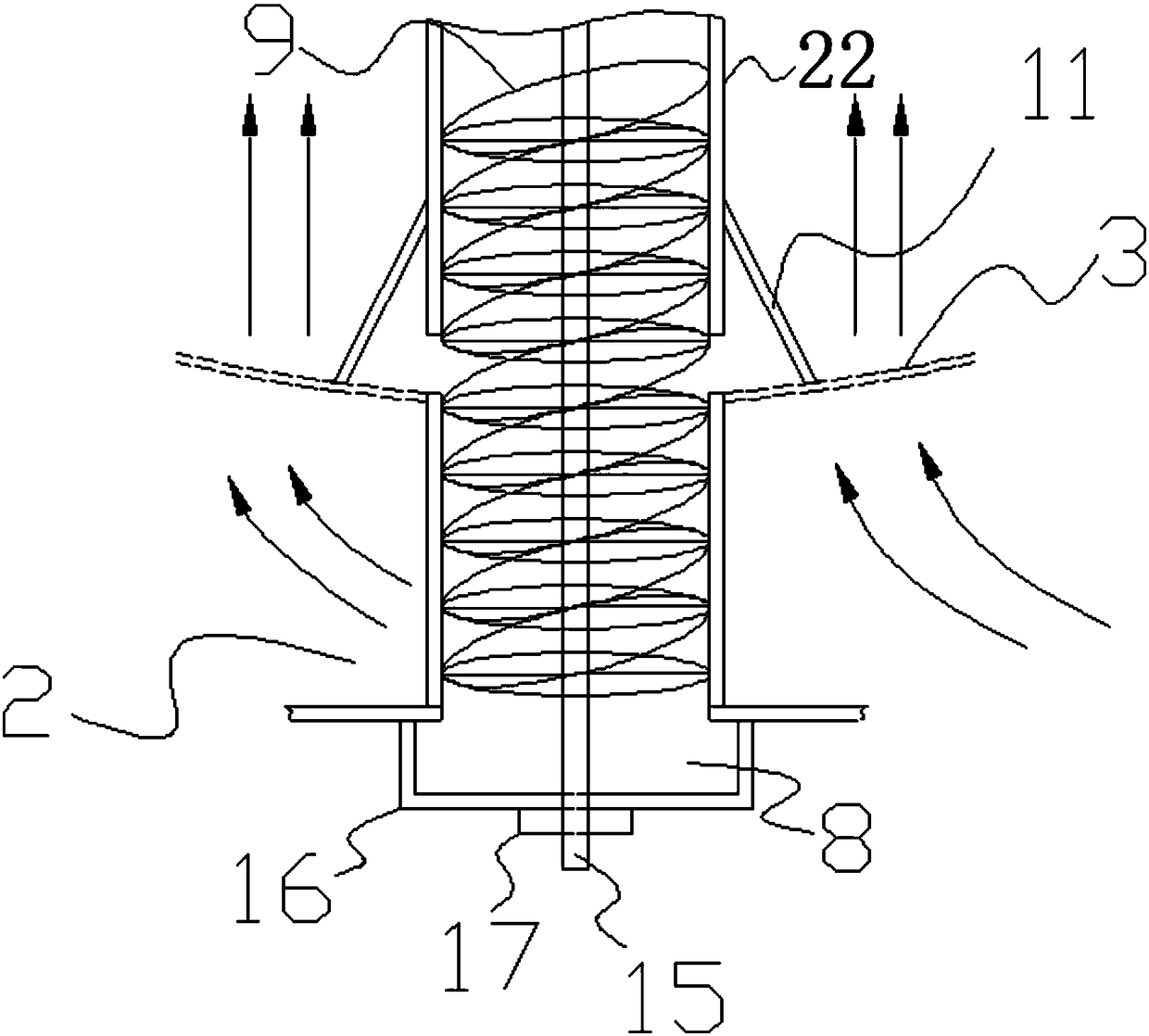 Continuous and stable coarse slime sorting machine heavy product discharging device and method