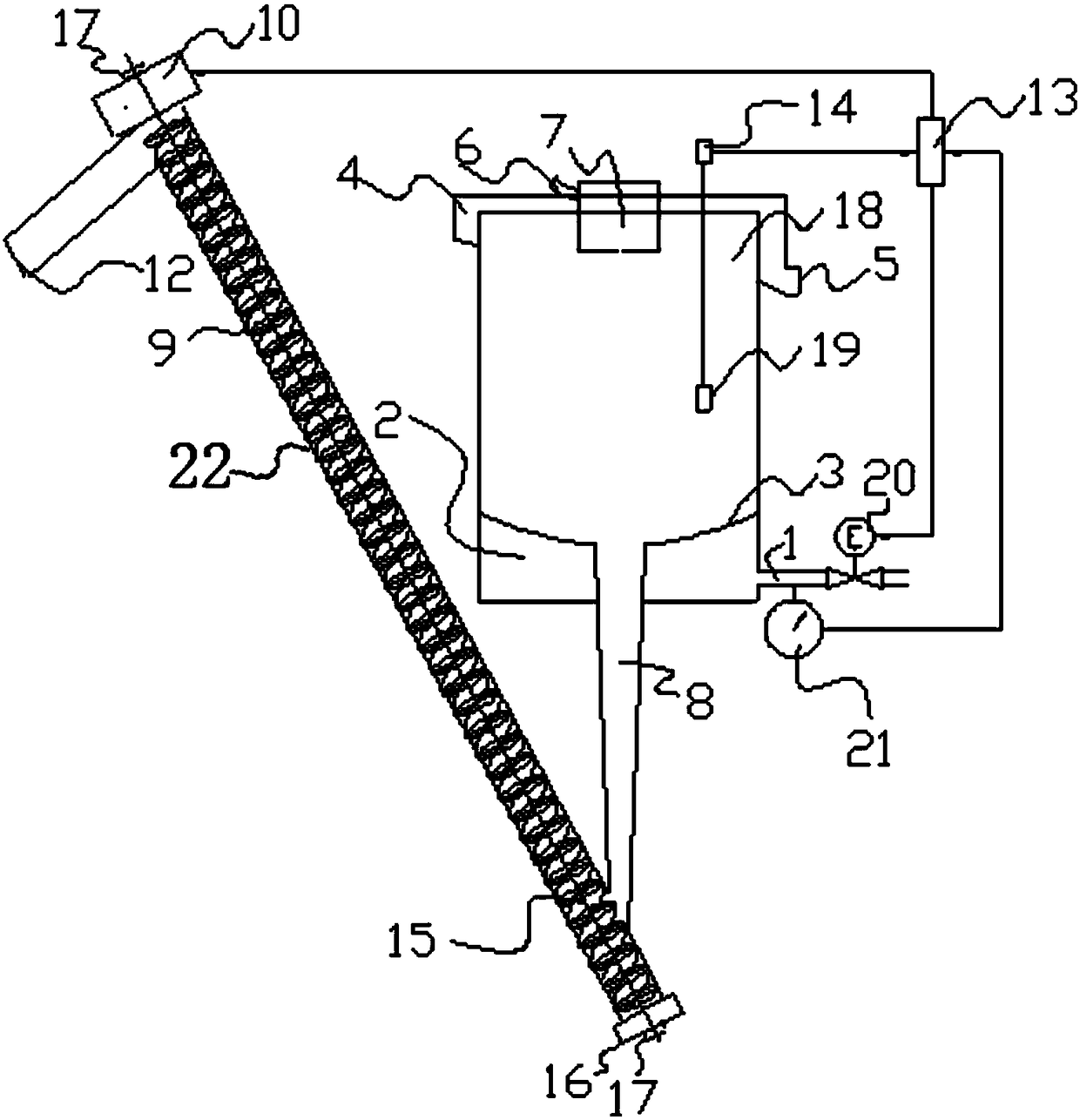 Continuous and stable coarse slime sorting machine heavy product discharging device and method