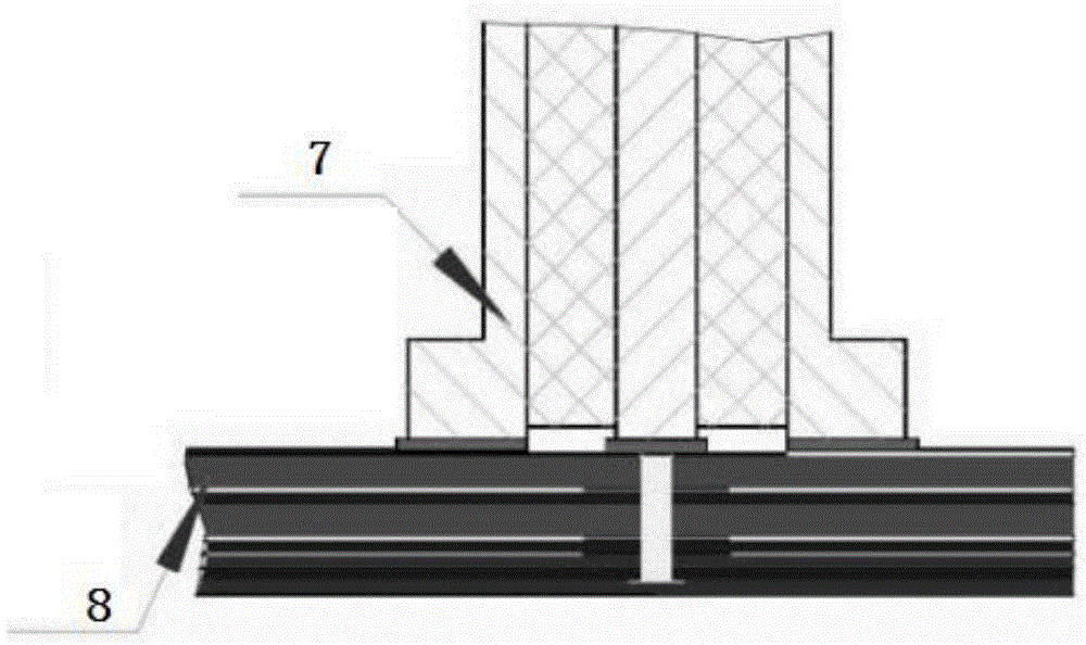 Radio frequency and band-shaped wire interface assembly method