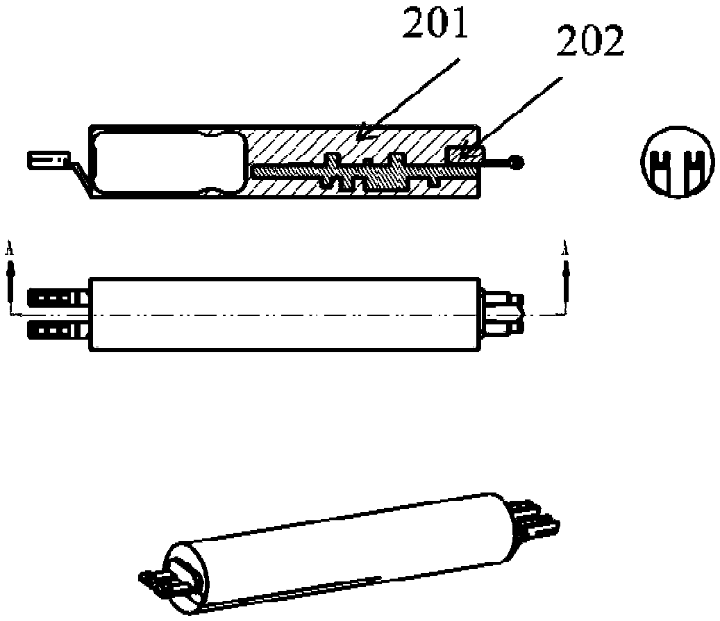 Method and structure for protecting electronic detonator circuit by adopting metal sleeve