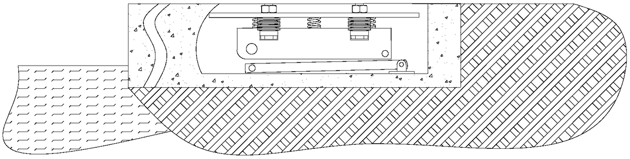 Overturned river levee protecting device