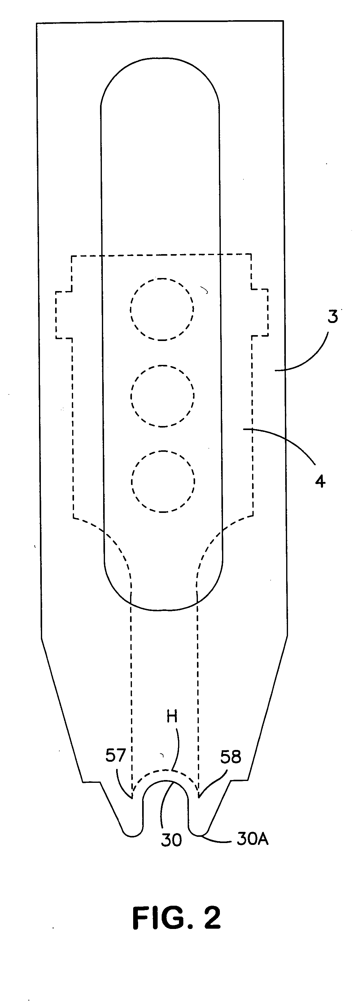 Fastening tool with modified driver travel path