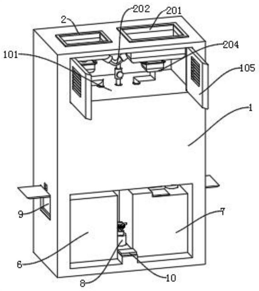 Low-carbon and green domestic water purification method