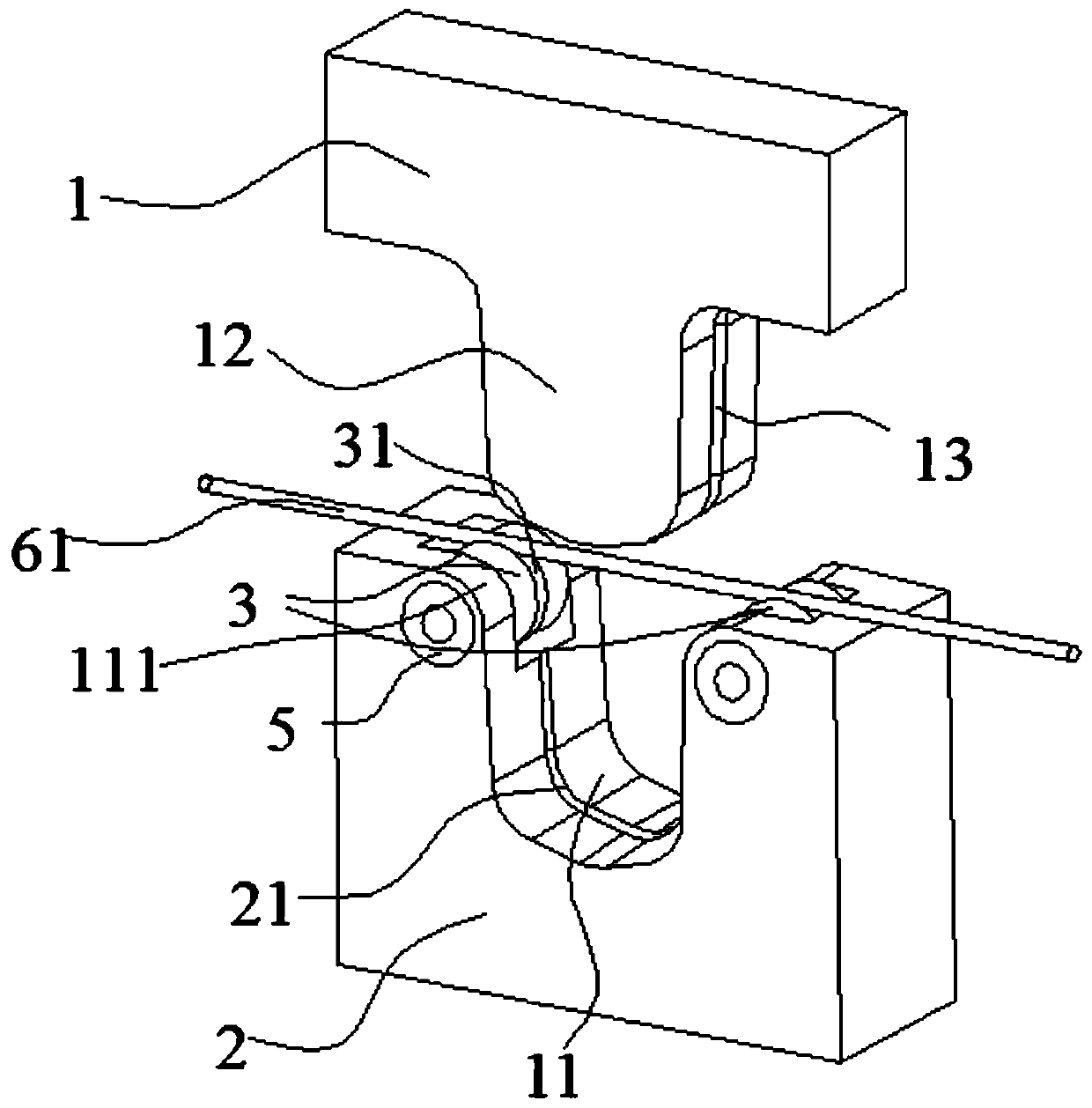 Manufacturing device and method of vibration measuring tube