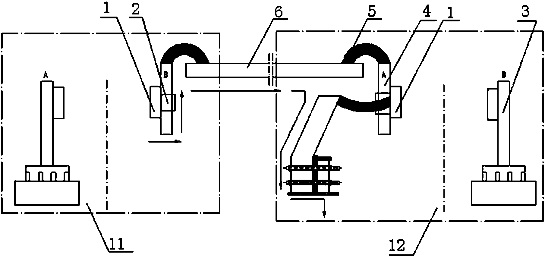 Aluminium electrolytic cell emergency short-circuit bus