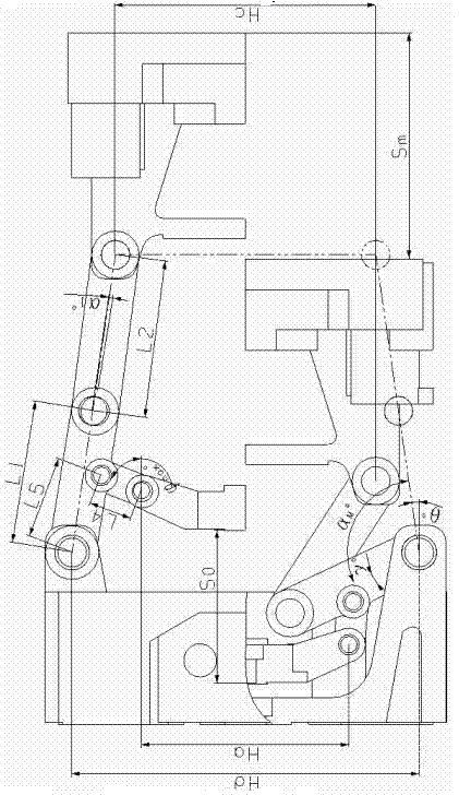 Parameter control method for bend elbow type membrane assembling mechanism of injection molding machine