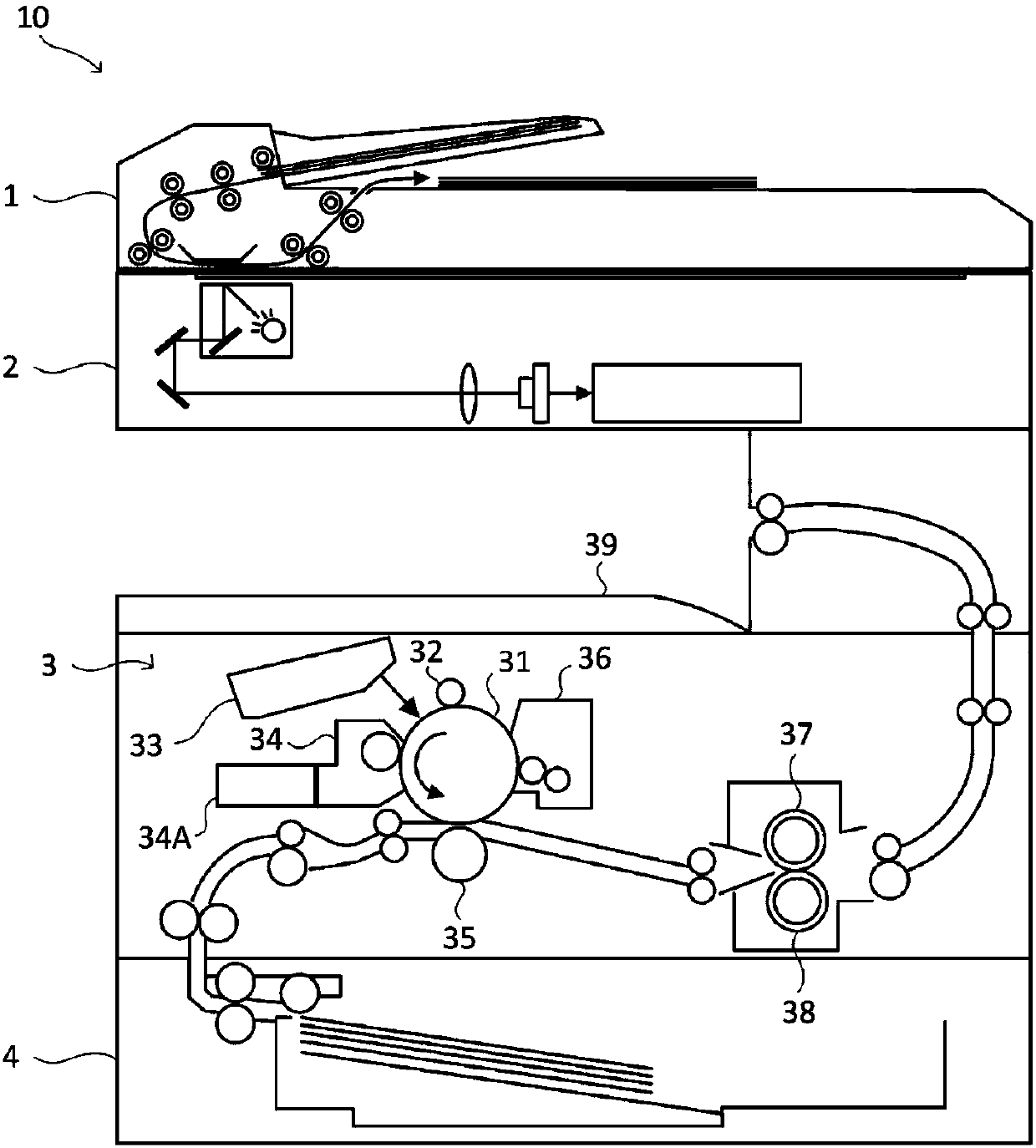 Laser scanning device, image forming apparatus and reflection surface identification method