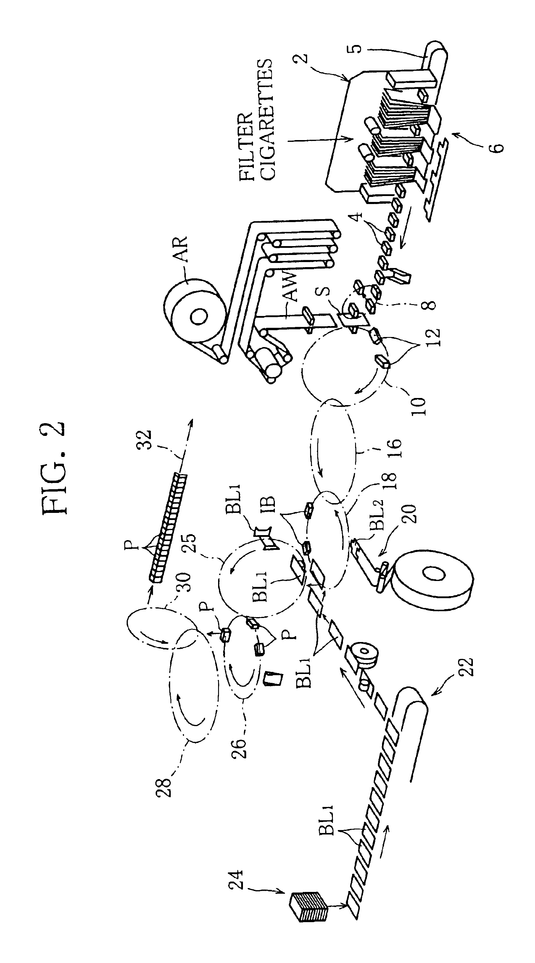 Packaging material folding device of packaging machine