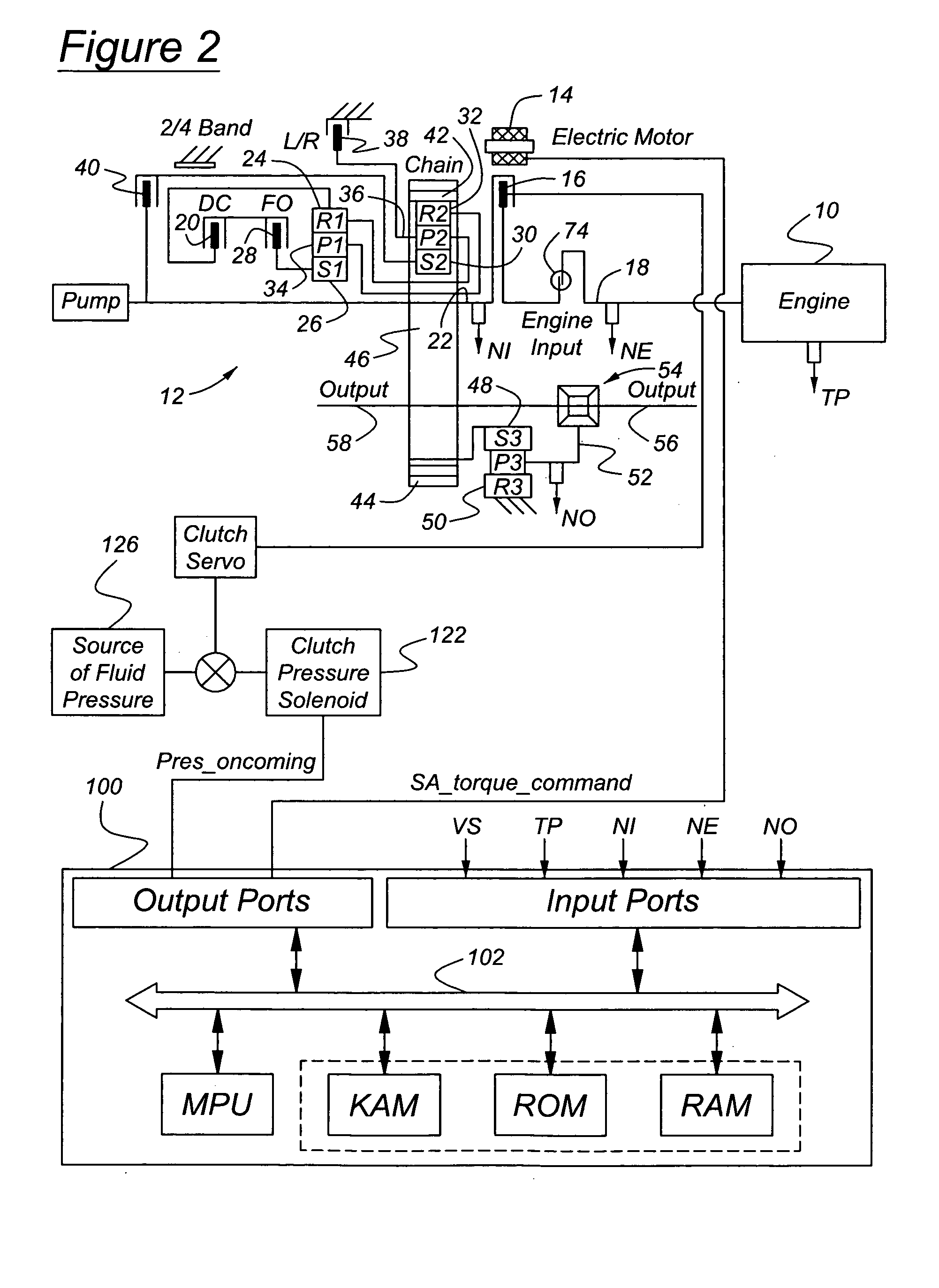 Launch control of hybrid electric vehicle having a torque converterless driveline