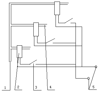 Water supply system with one water well, one pumping electric machine and multiple-channel water towers in rural areas