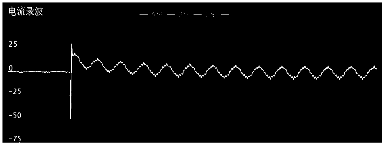 Fault type judgment system and method based on transient wave recording type fault indicators