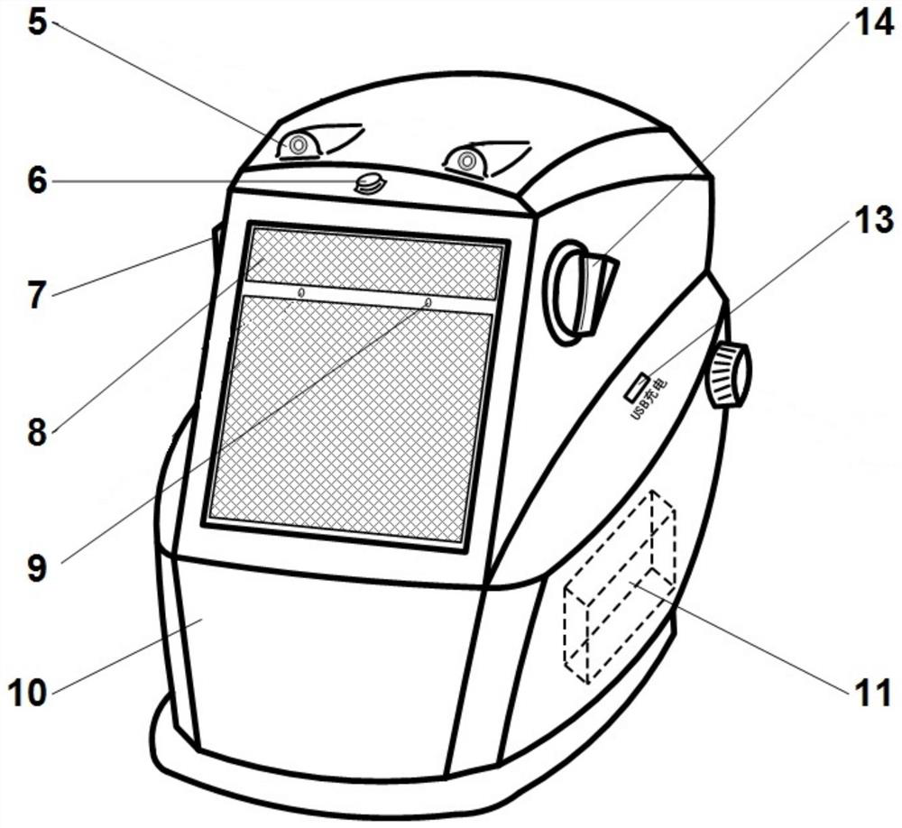 Video display welding helmet and welding equipment