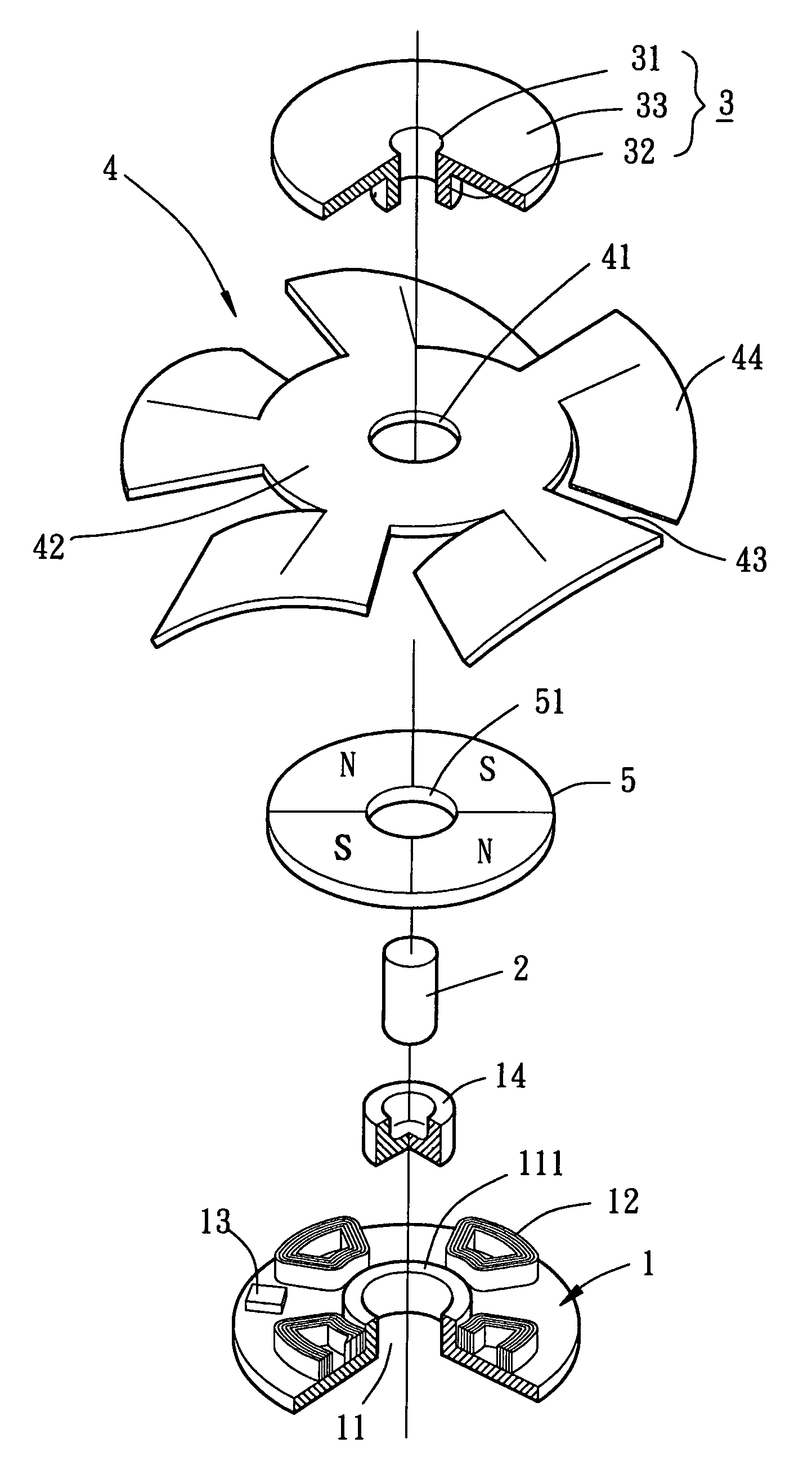 Fan device having an ultra thin-type structure with a minimum air gap for reducing an axial thickness