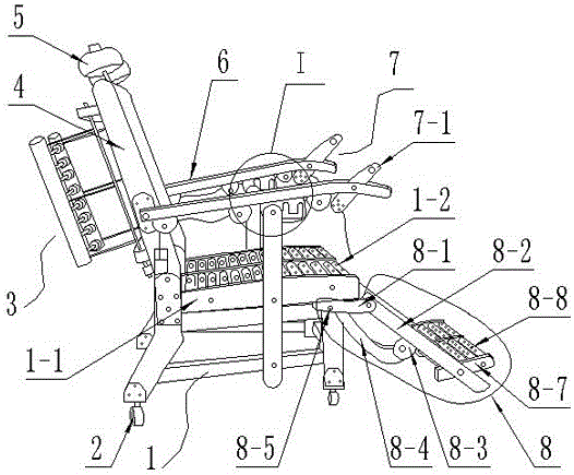 Body-building back-pounding massage chair