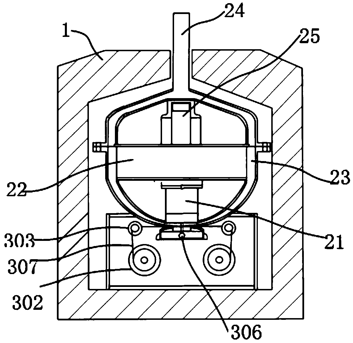 Aerosol continuous radiation monitoring device for nuclear power plant