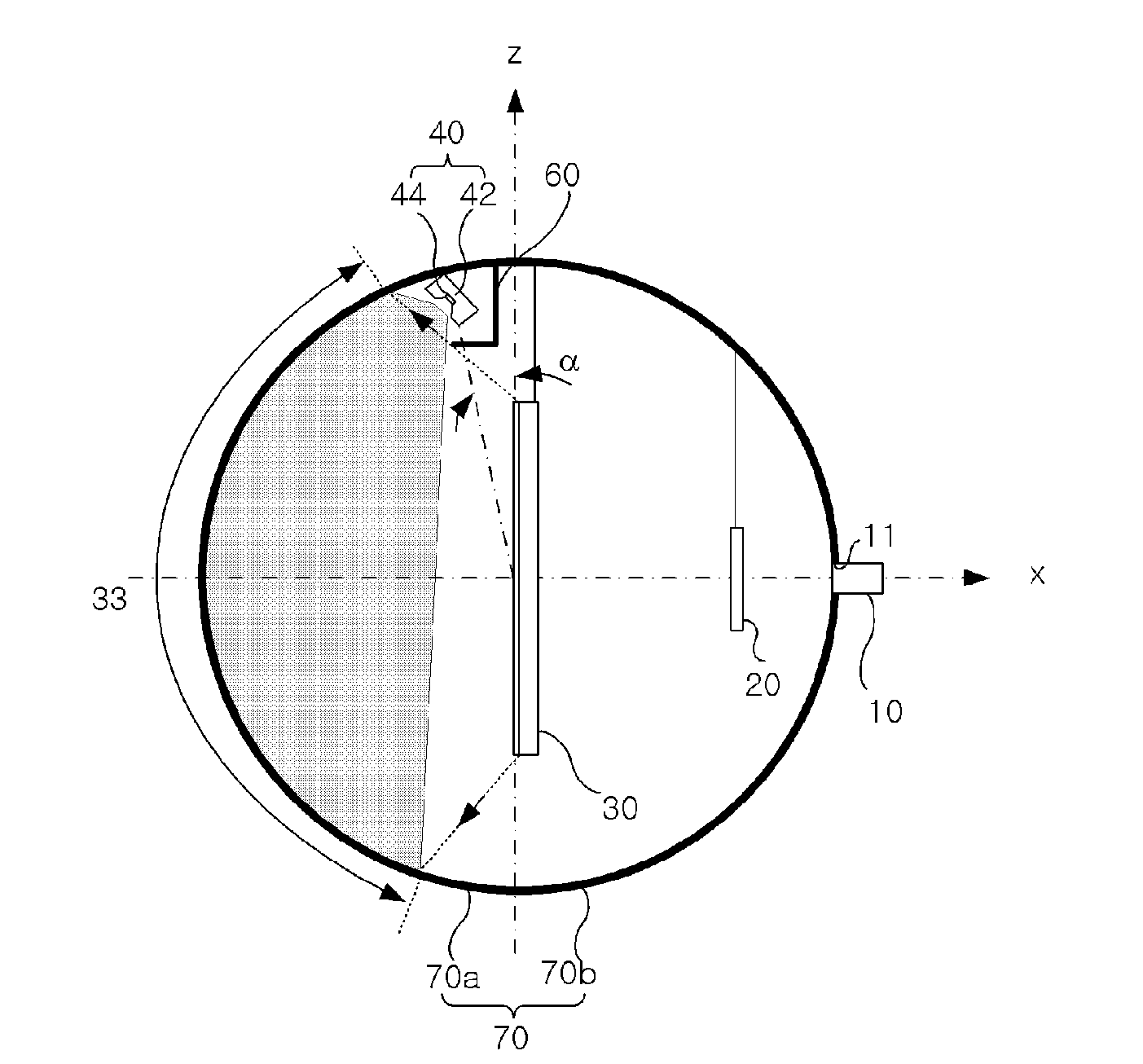 Integrating sphere photometer and measuring method of the same