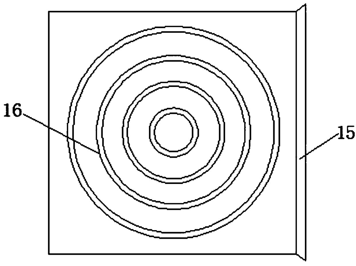 Filling and pressing device for building decoration waste materials