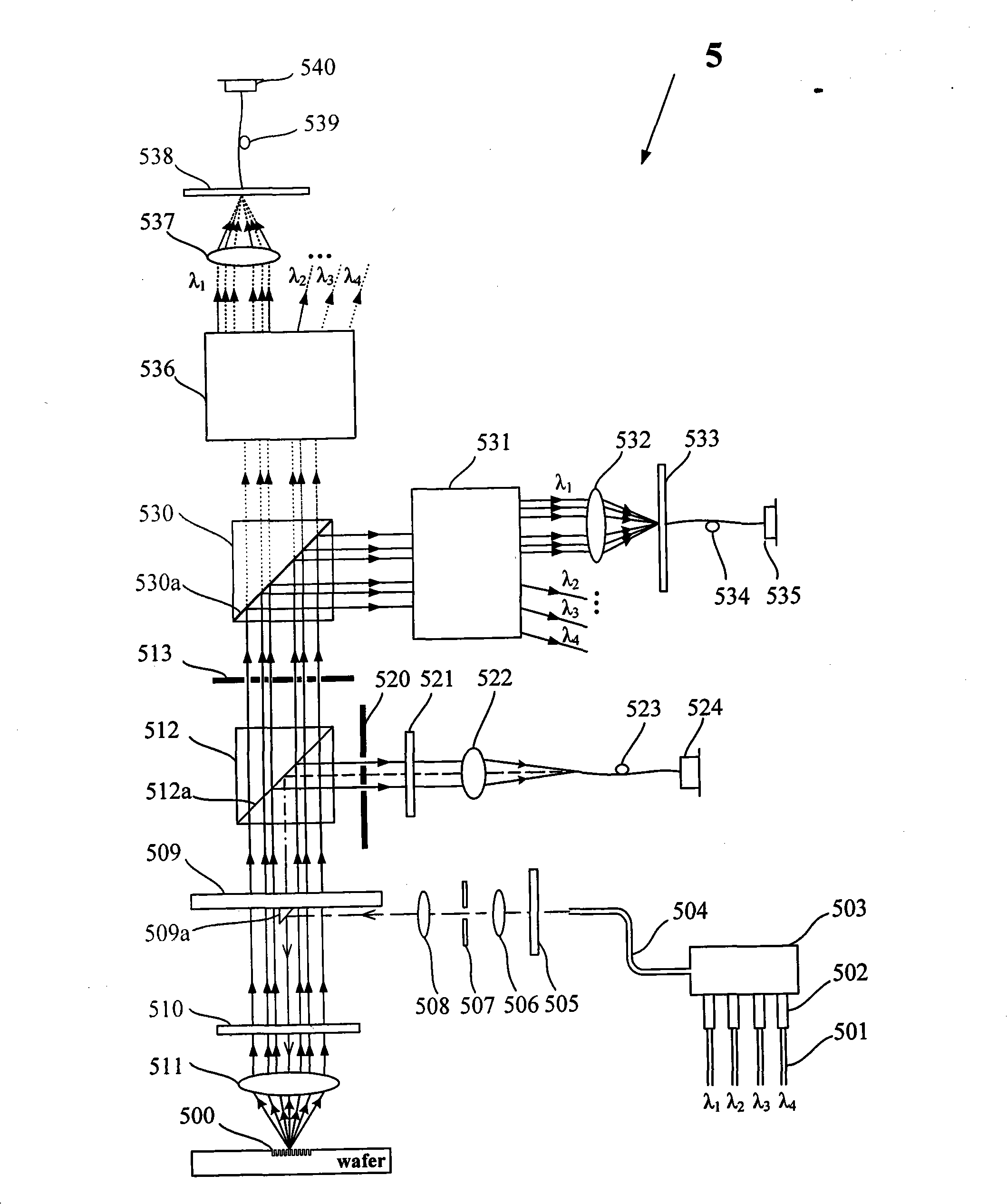 Aligning system, mark, method for lithographic device and lithographic device thereof