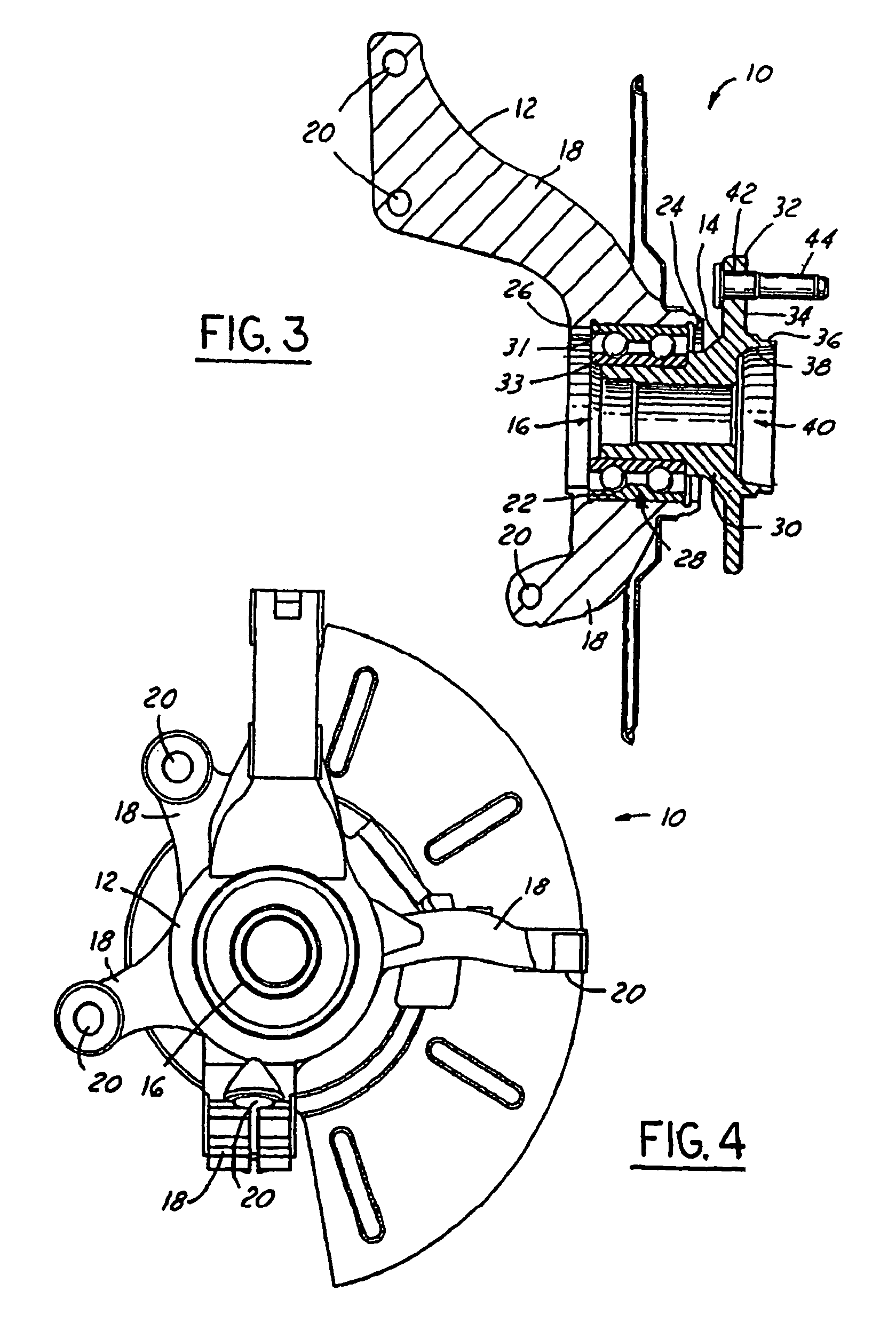 Knuckle hub assembly and method for making same