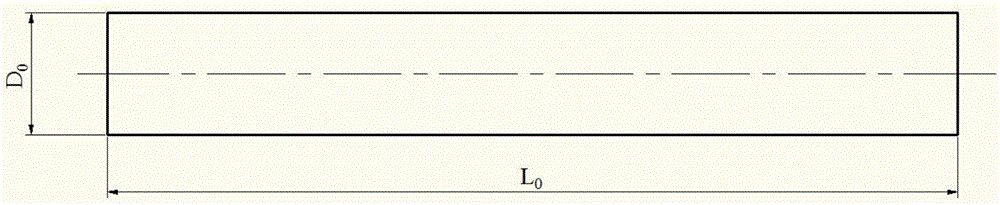 Extruding device and method for double-mouth and thick-wall pipe blank extrusion manufacturing