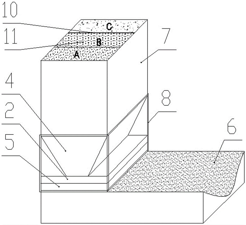 River model bed load mixed sand adding device