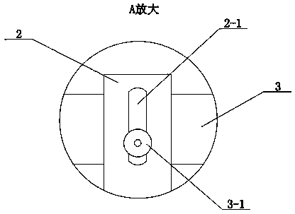 Device for effectively solving violent shaking of vibrating machine body during stopping