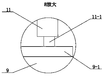 Device for effectively solving violent shaking of vibrating machine body during stopping