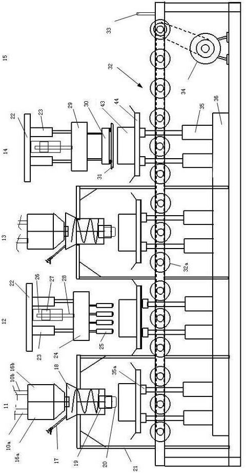 Method for preparing artificial bluestone from refined manganese slag and artificial bluestone forming production line