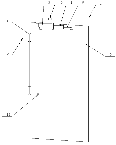 Building evacuation door opening device