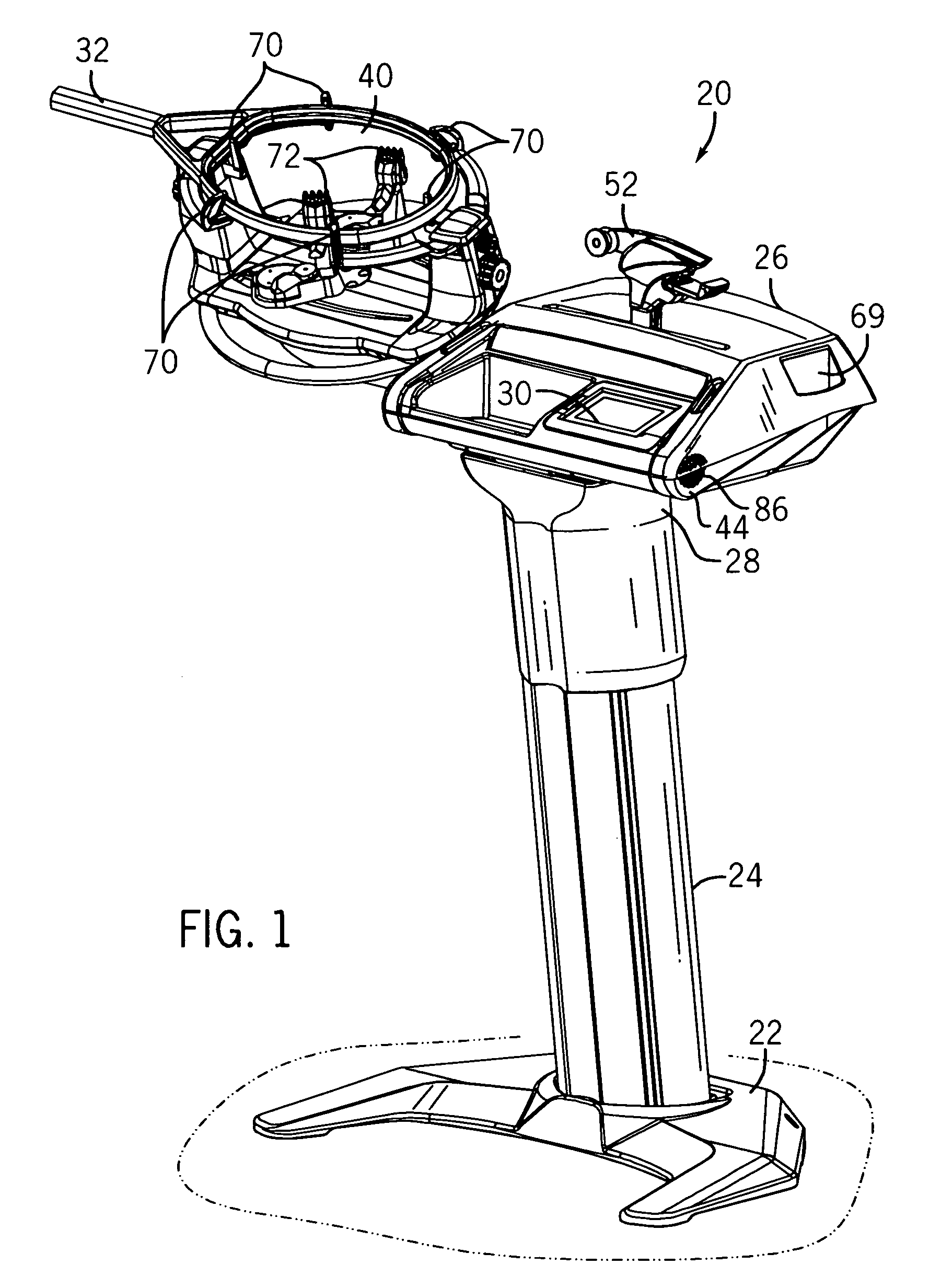 Racquet stringing machine