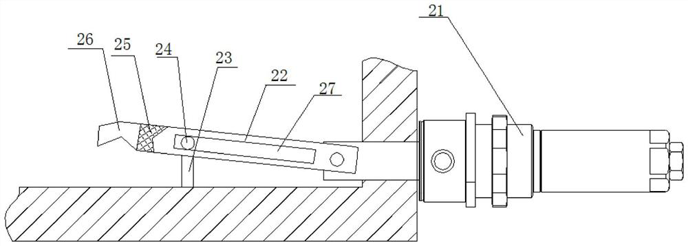 A raw material mixing device for bio-organic fertilizer production