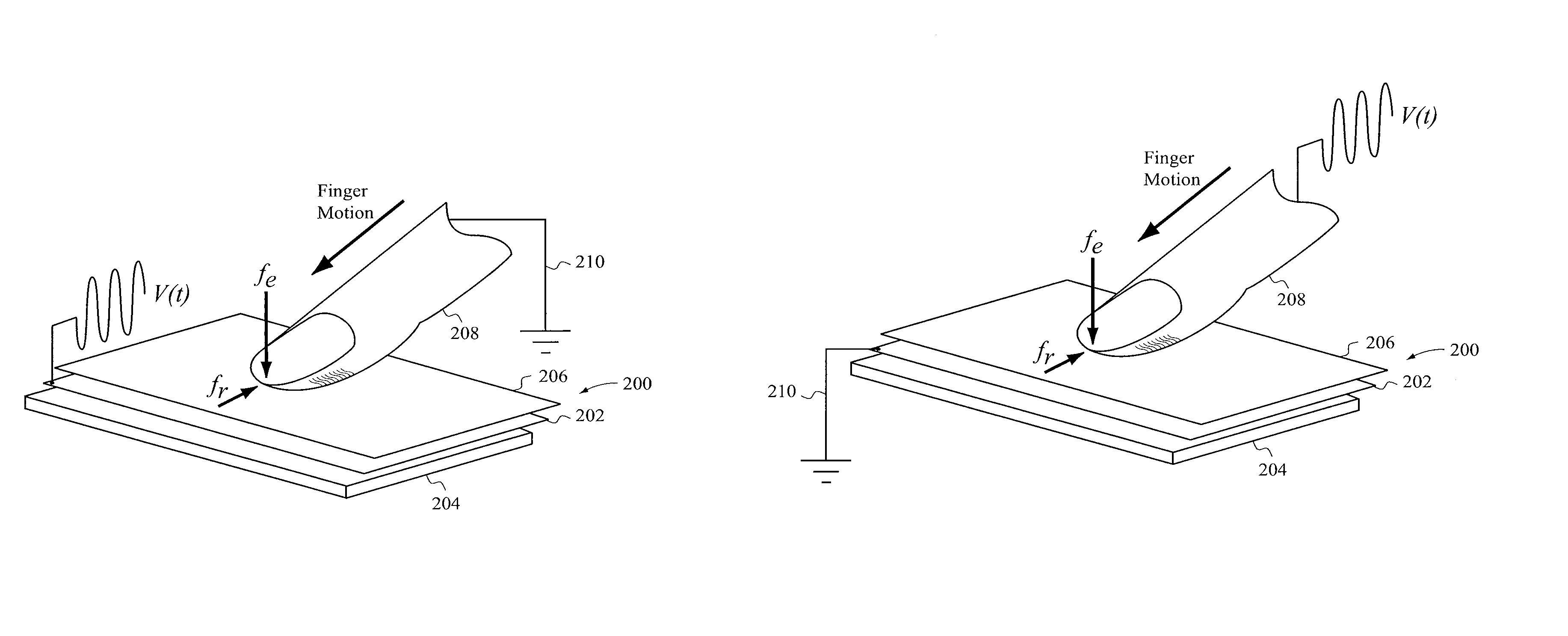 Electrovibration for touch surfaces